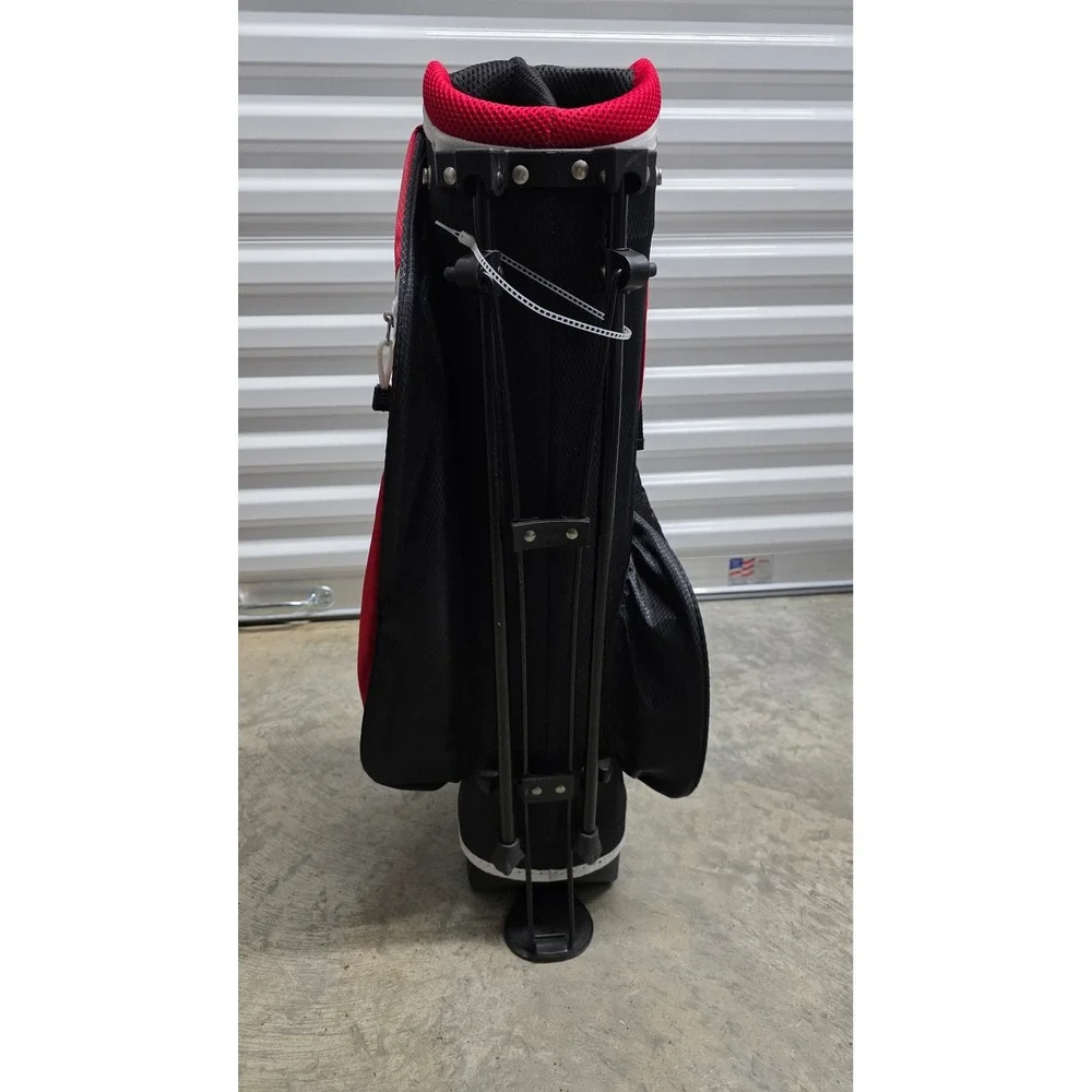 Ray Cook Manta Ray Junior Golf Stand Bag Red‎ Black White 4-Way Divider Kids